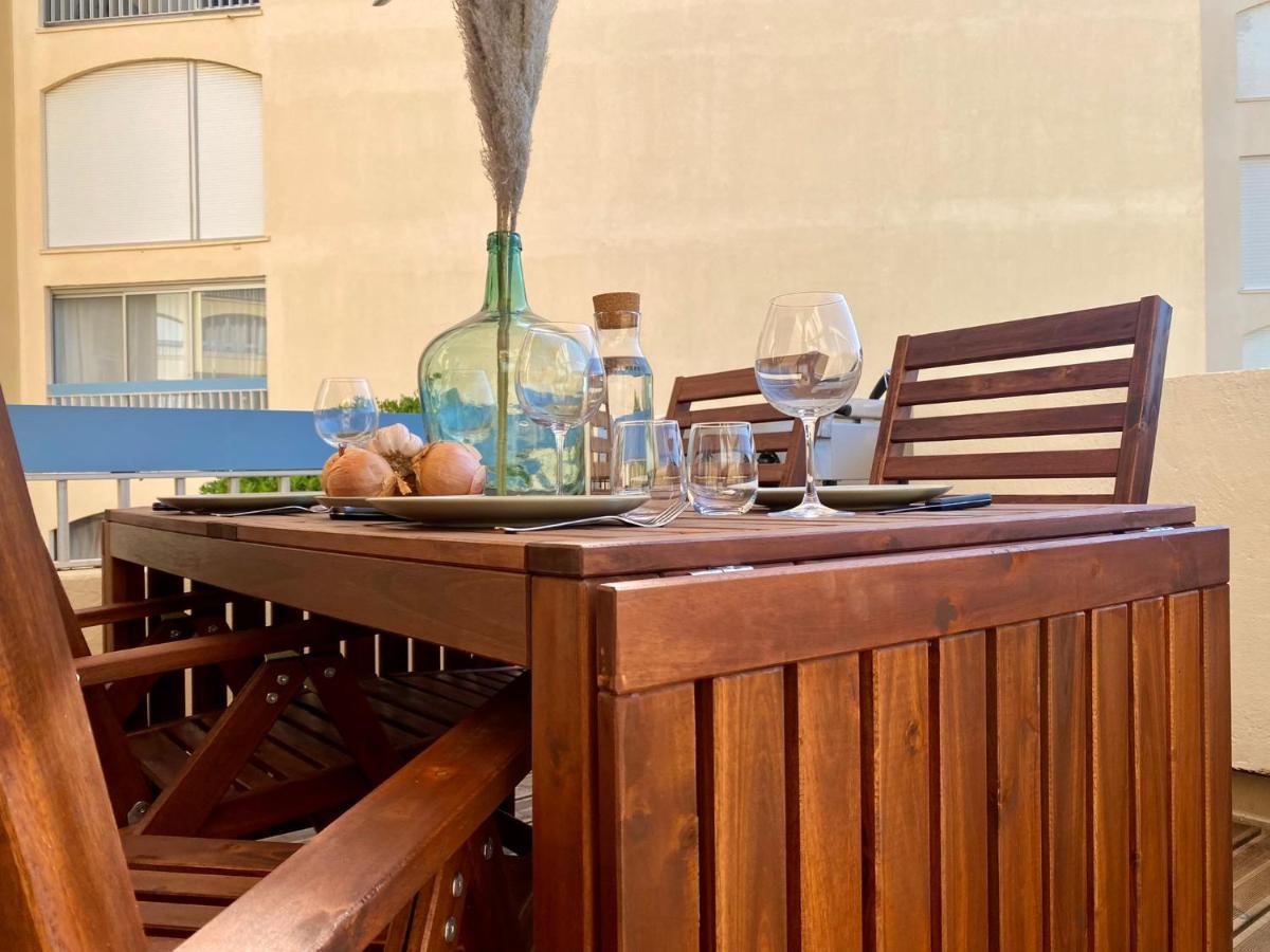 Terrasse Vue Mer 2 Pieces A Leucate Avec Piscine 아파트 외부 사진