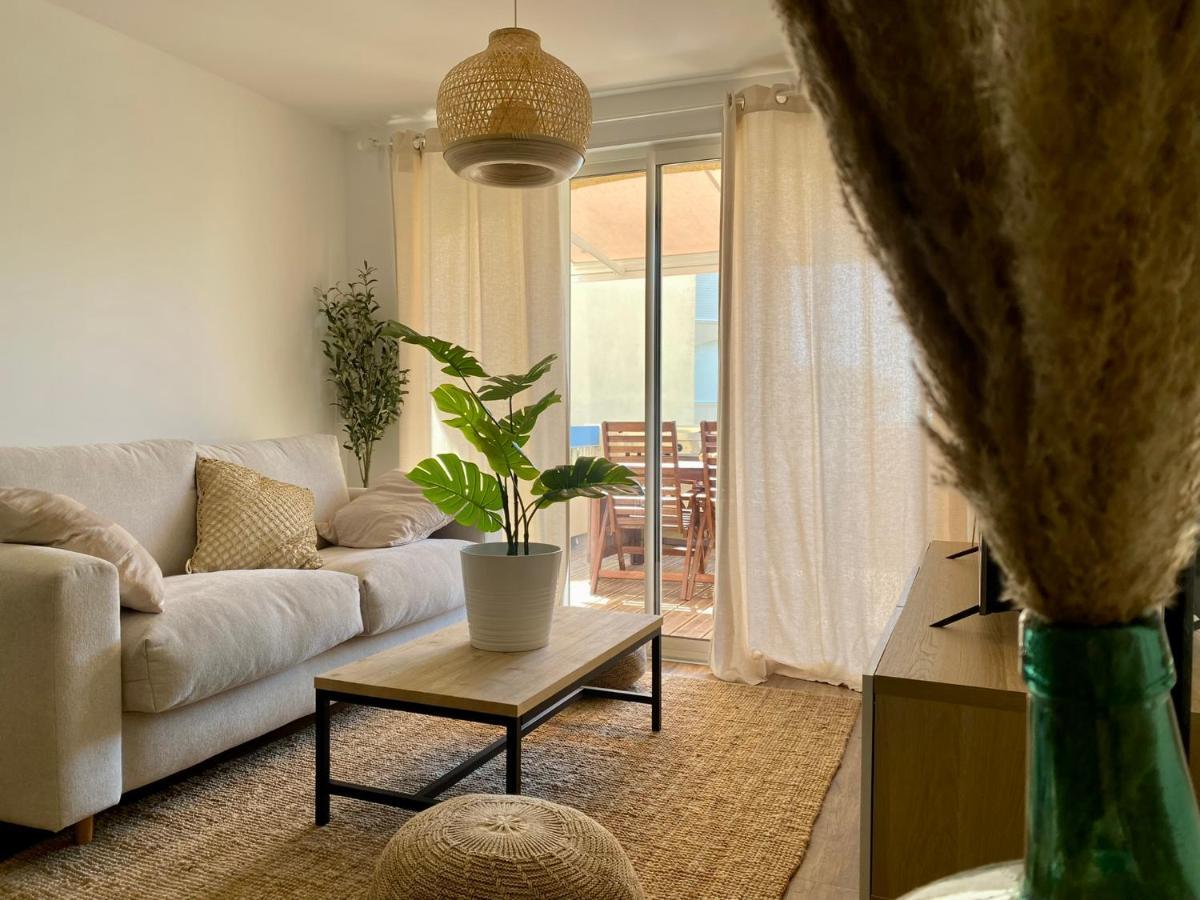 Terrasse Vue Mer 2 Pieces A Leucate Avec Piscine 아파트 외부 사진