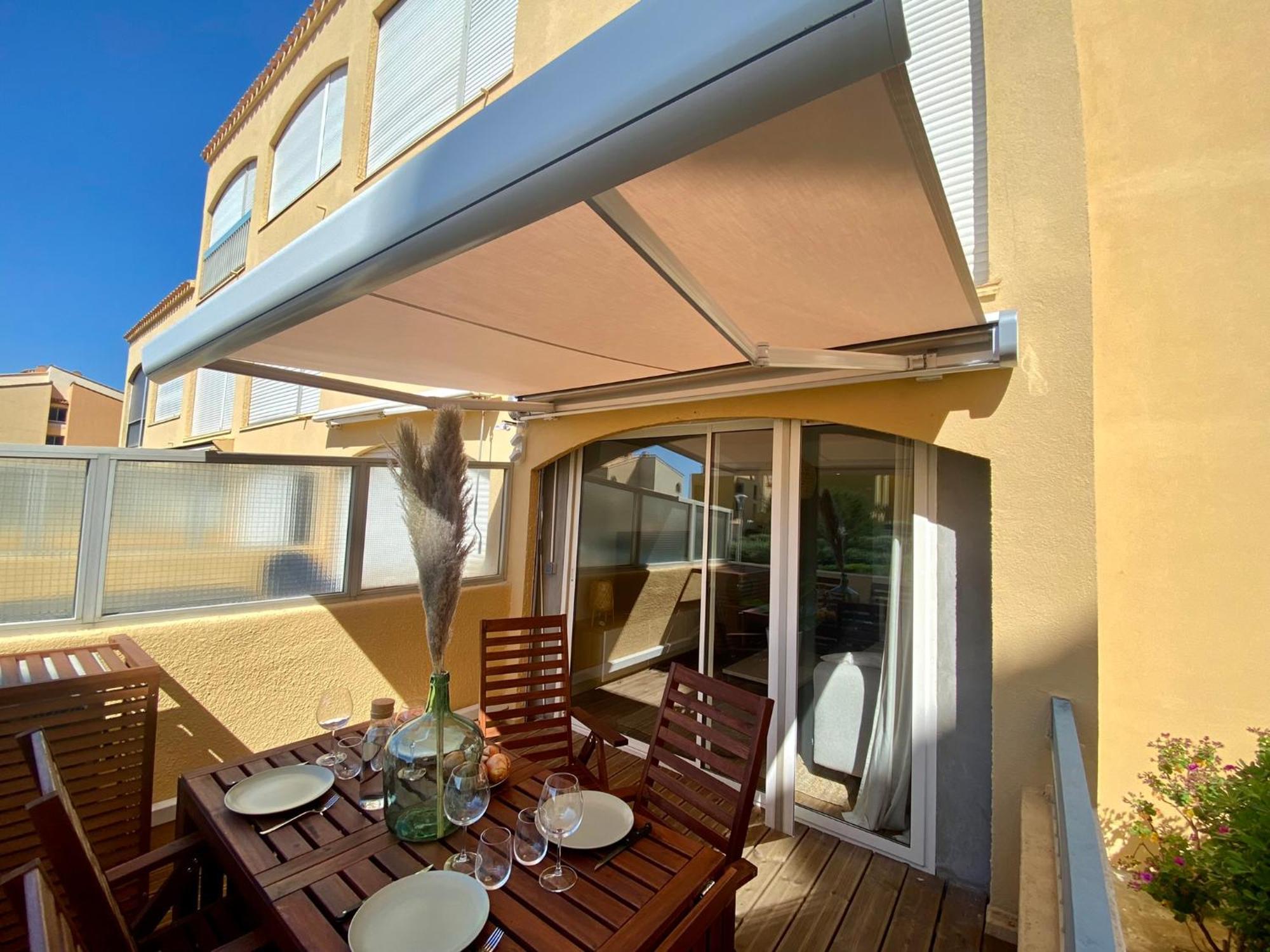 Terrasse Vue Mer 2 Pieces A Leucate Avec Piscine 아파트 객실 사진
